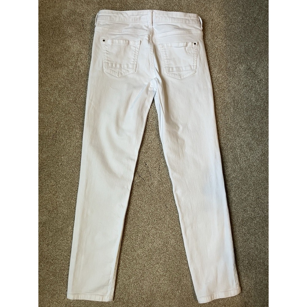 Massimo Dutti Women's Slim fit White Jeans, Size 4. 28 inch inseam. - Picture 5 of 5
